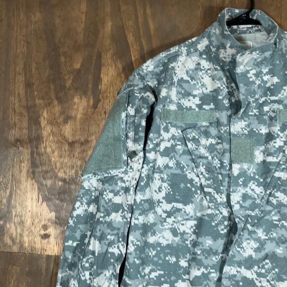 Military Army Combat Unisex Coat Green Camouflage Uniform Digicam Medium Regular - Picture 4 of 13